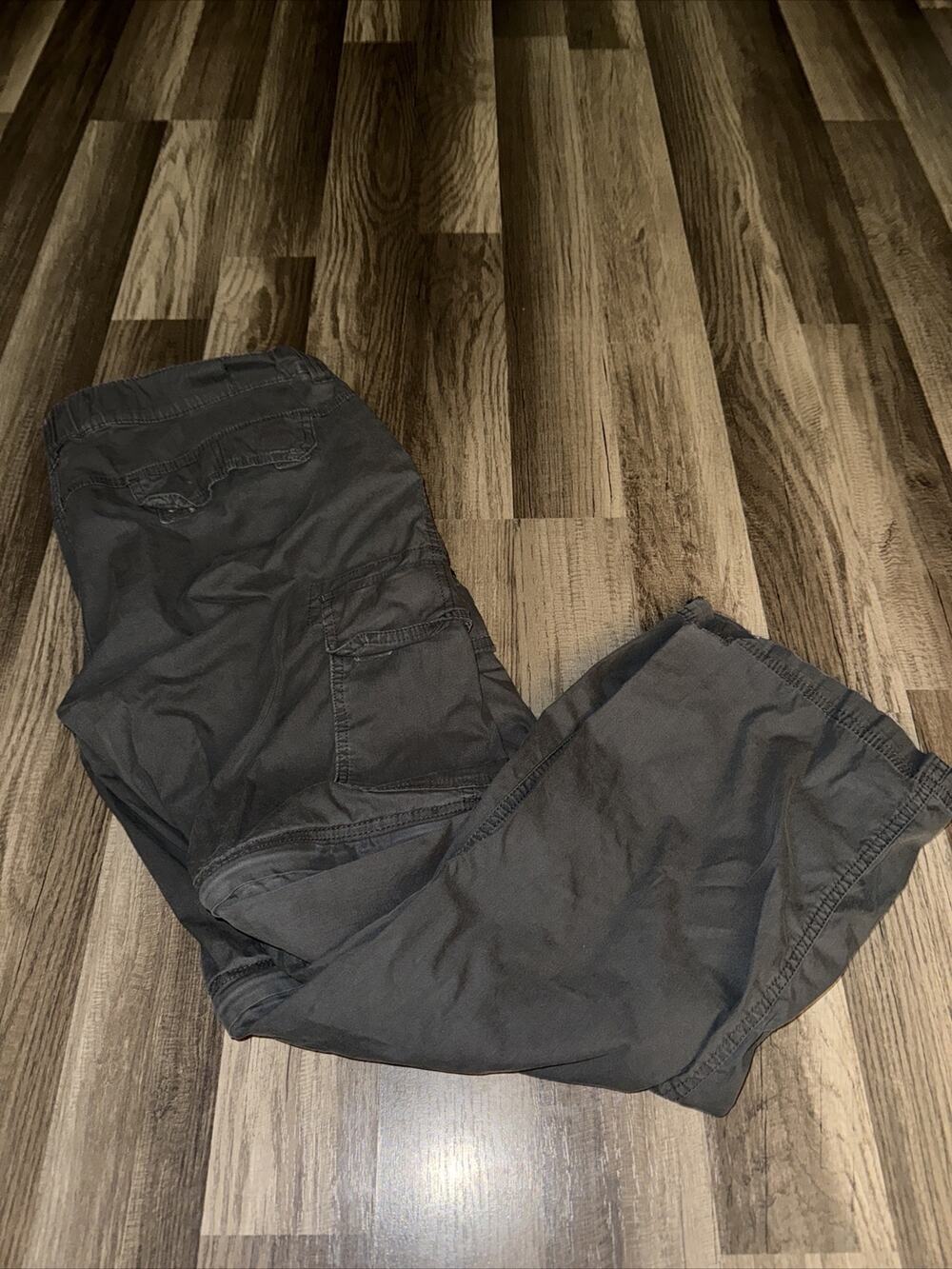 The BC Clothing Co Convertible Pants Grey XL 38x30 Cargos